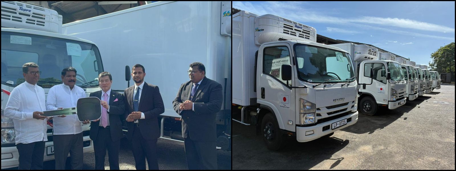 Japan Donates Refrigerated Trucks To Fisheries